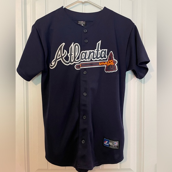 Majestic Other Atlanta Braves Youth Large Baseball Jersey Poshmark